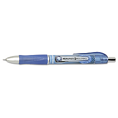 AbilityOne 7520016539299 SKILCRAFT Needle Point Roller Ball Pen, Retractable, Fine 0.7 mm, Blue Ink, Blue/White/Black Barrel, Dozen