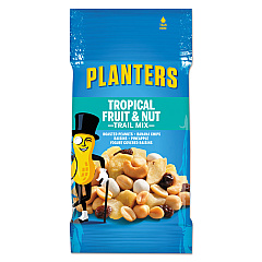 Planters Trail Mix, Tropical Fruit and Nut, 2 oz Bag, 72/Carton (00026)