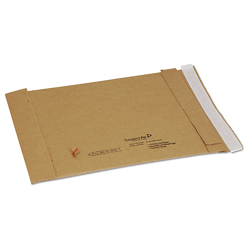 Sealed Air Jiffy Padded Mailer, #0, Paper Lining, Self-Adhesive Closure, 6 x 10, Natural Kraft, 250/Carton (66996)