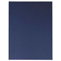 Universal Casebound Hardcover Notebook, 1 Subject, Wide/Legal Rule, Dark Blue Cover, 10.25 x 7.63, 150 Sheets (UNV66352)