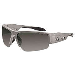 ergodyne Skullerz Dagr Safety Glasses, Matte Gray Frame/Smoke Lens, Nylon/Polycarb (52130)