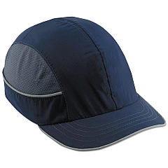 ergodyne Skullerz 8950 Bump Cap Hat, Short Brim, Navy (23343)