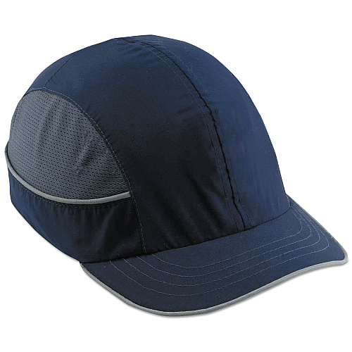ergodyne Skullerz 8950 Bump Cap Hat, Short Brim, Navy (23343)