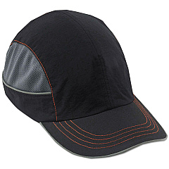 ergodyne Skullerz 8950 Bump Cap Hat, Long Brim, Black (23344)
