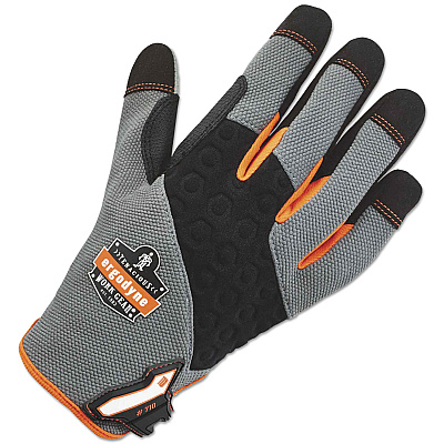 ergodyne ProFlex 710 Heavy-Duty Utility Gloves, Gray, Large, 1 Pair (17044)