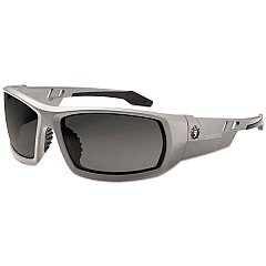 ergodyne Skullerz Odin Safety Glasses, Gray Frame/Smoke Lens, Anti-Fog, Nylon/Polycarb (50133)