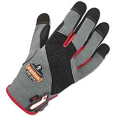 ergodyne ProFlex 710CR Heavy-Duty + Cut Resistance Gloves, Gray, Large, 1 Pair (17124)