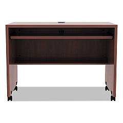 Alera Valencia Series Mobile Workstation Desk, 41.38" x 23.63" x 30", Medium Cherry (ALEVA204224MC)