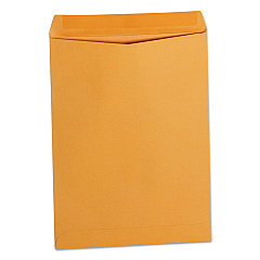 Universal Catalog Envelope, 28 lb Bond Weight Paper, #10 1/2, Square Flap, Gummed Closure, 9 x 12, Brown Kraft, 250/Box (UNV41165)