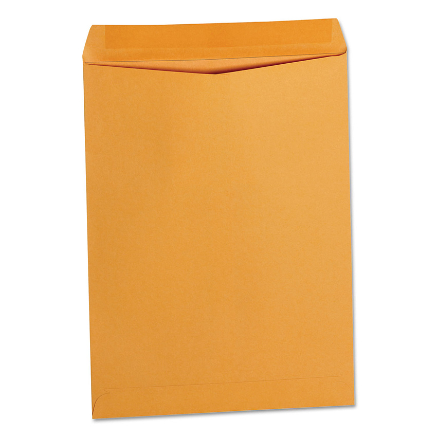 Universal Catalog Envelope, 28 lb Bond Weight Paper, #10 1/2, Square Flap, Gummed Closure, 9 x 12, Brown Kraft, 250/Box (UNV41165)