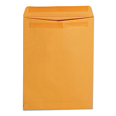 Universal Self-Stick Open-End Catalog Envelope, #10 1/2, Square Flap, Self-Adhesive Closure, 9 x 12, Brown Kraft, 250/Box (UNV35290)