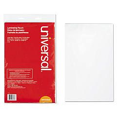 Universal Laminating Pouches, 3 mil, 9" x 14.5", Matte Clear, 25/Pack (UNV84630)