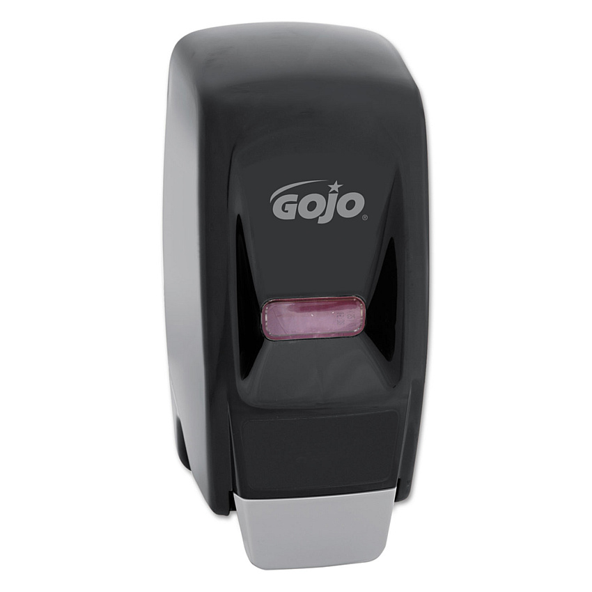 GOJO Bag-In-Box Liquid Soap Dispenser, 800 mL, 5.75 x 5.5 x 5.13, Black, 12/Carton (9033)