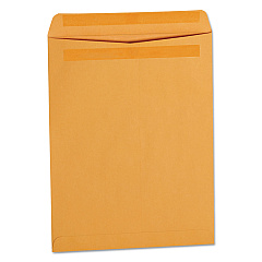 Universal Self-Stick Open-End Catalog Envelope, #13 1/2, Square Flap, Self-Adhesive Closure, 10 x 13, Brown Kraft, 250/Box (UNV35292)