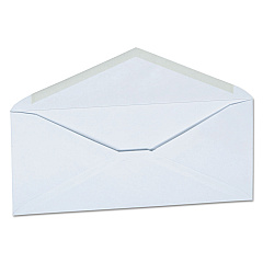 Universal Business Envelope, #10, Monarch Flap, Gummed Closure, 4.13 x 9.5, White, 250/Carton (UNV36319)