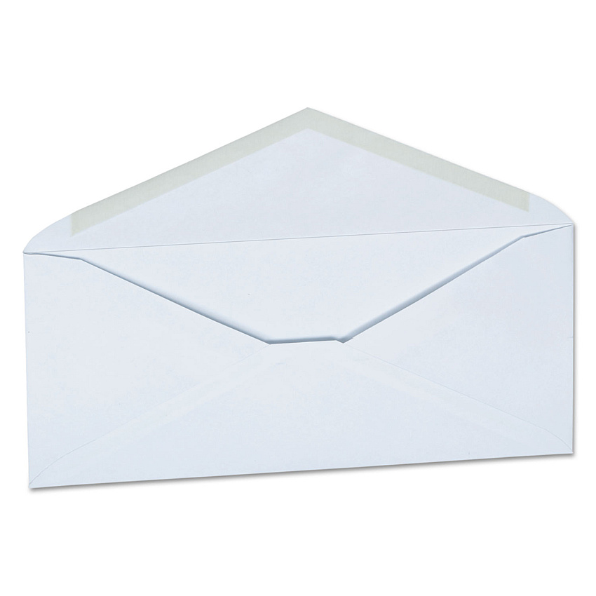 Universal Business Envelope, #10, Monarch Flap, Gummed Closure, 4.13 x 9.5, White, 250/Carton (UNV36319)