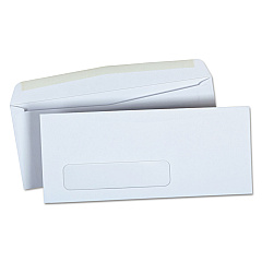 Universal Business Envelope, Address Window, #9, Square Flap, Gummed Closure, 3.88 x 8.88, White, 500/Box (UNV35219)