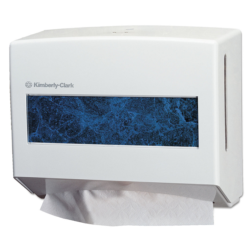 Kimberly-Clark Professional* Scottfold Compact Towel Dispenser, 13.3 x 10 x 13.5 Pearl White (09217)