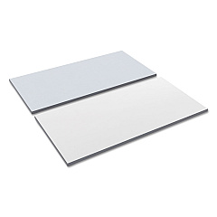 Alera Reversible Laminate Table Top, Rectangular, 47.63w x 23.63d, White/Gray (ALETT4824WG)