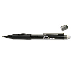 AbilityOne 7520015654872 SKILCRAFT SlickerClicker Side Advanced Mechanical Pencil, 0.5mm, Black Lead, Trans Black Barrel, Dozen