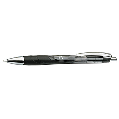 AbilityOne 7520015068500 SKILCRAFT VISTA Gel Pen, Retractable, Medium 0.7 mm, Black Ink, Smoke Barrel, Dozen