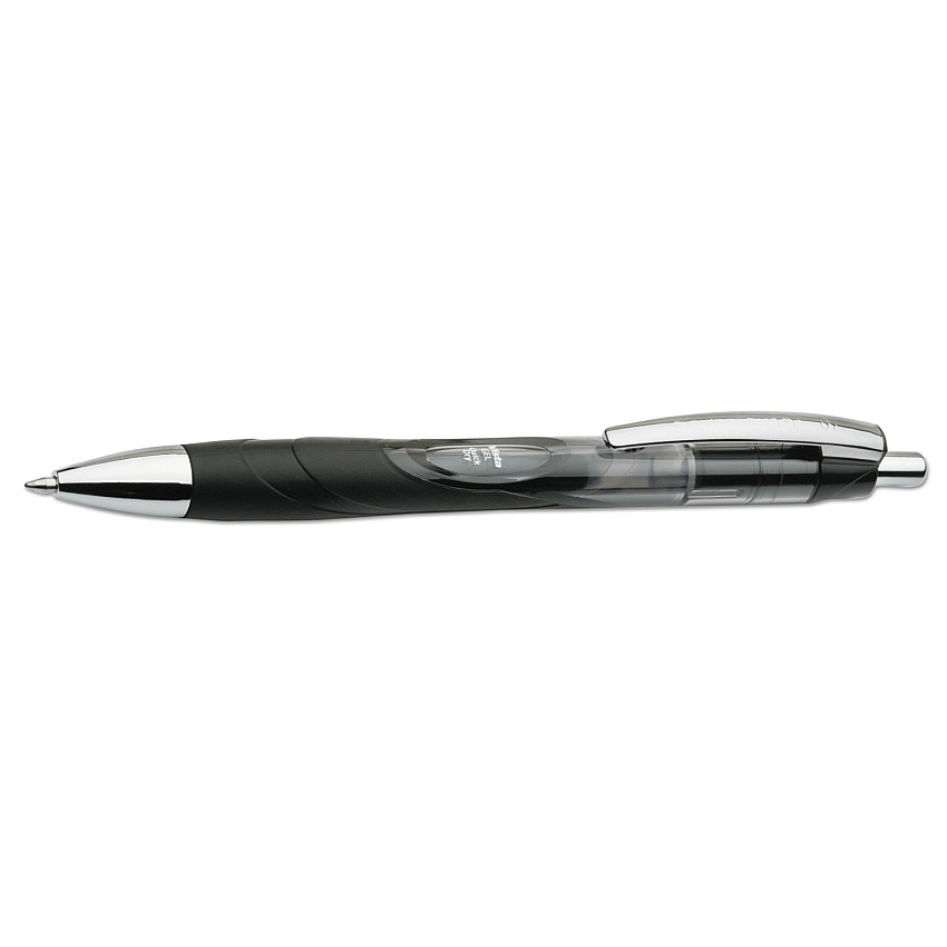 AbilityOne 7520015068500 SKILCRAFT VISTA Gel Pen, Retractable, Medium 0.7 mm, Black Ink, Smoke Barrel, Dozen