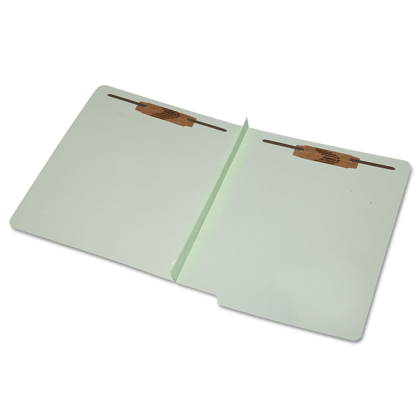 AbilityOne 7530015907105 SKILCRAFT End Tab Classification Folders, Letter Size, Light Green, 25/Box