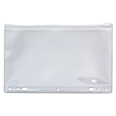 Angler's Zip-All Ring Binder Pocket, 6 x 9 1/2, Clear (ANG51)