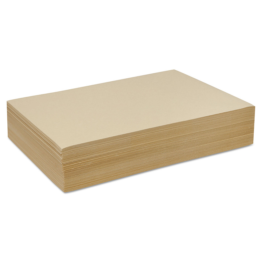 Pacon Cream Manila Drawing Paper, 50lb, 12 x 18, Cream Manila, 500/Pack (4112)