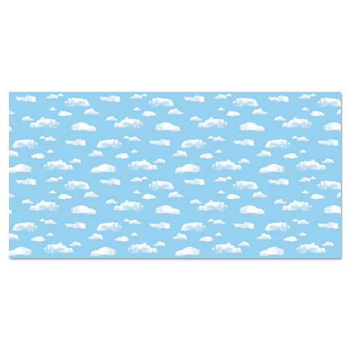 Pacon Fadeless Designs Bulletin Board Paper, Clouds, 48" x 50 ft Roll (56465)