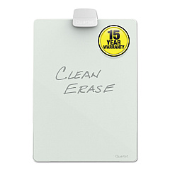 Quartet Glass Dry Erase Desktop Copy Holder, 20 Sheet Capacity, Glass/Plastic, White (GDE119)