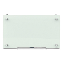 Quartet Infinity Magnetic Glass Dry Erase Cubicle Board, 18 x 30, White (PDEC1830)