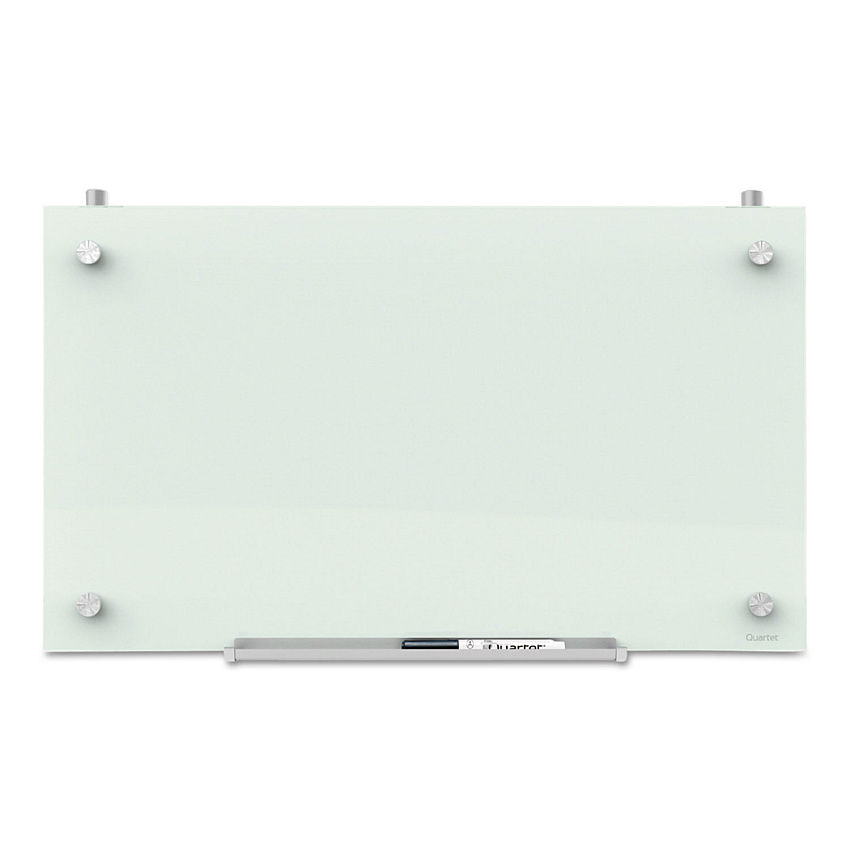 Quartet Infinity Magnetic Glass Dry Erase Cubicle Board, 18 x 30, White (PDEC1830)