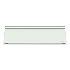 Quartet Glass Dry Erase Desktop Computer Pad, 18 x 6, White (GDP186)