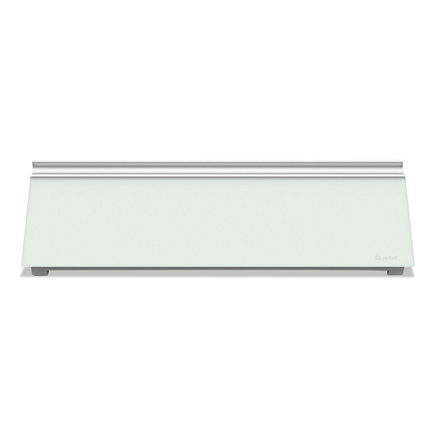 Quartet Glass Dry Erase Desktop Computer Pad, 18 x 6, White (GDP186)