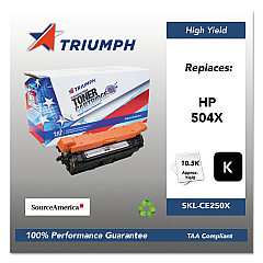 751000nsh1104 Remanufactured Ce250x (504x) High-yield Toner, 10,500 Page-yield, Black