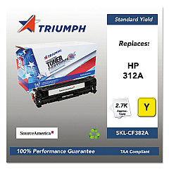 751000nsh1409 Remanufactured Cf382a (312a) Toner, 2,700 Page-yield, Yellow