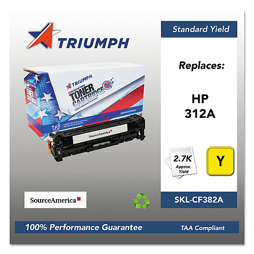 751000nsh1409 Remanufactured Cf382a (312a) Toner, 2,700 Page-yield, Yellow