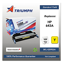 Triumph 751000NSH0285 Remanufactured Q5952A (643A) Toner, 10,000 Page-Yield, Yellow