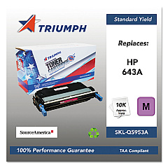 Triumph 751000NSH0286 Remanufactured Q5953A (643A) Toner, 10,000 Page-Yield, Magenta