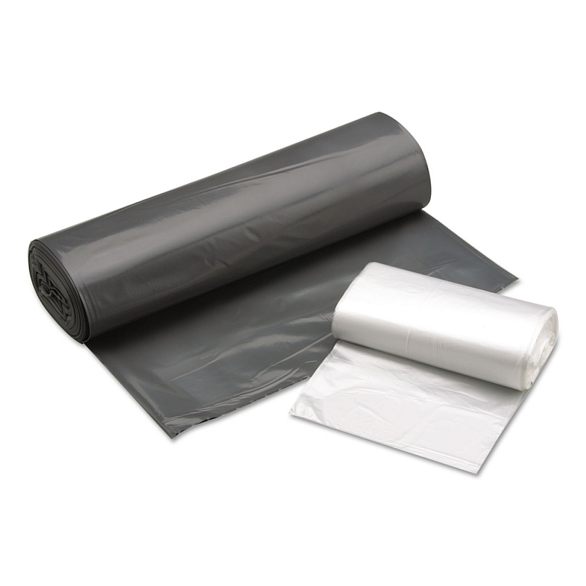 AbilityOne 8105015171377, SKILCRAFT Trash Can Liner Low Density Coreless, 33 x 39, Gray, 250/Carton