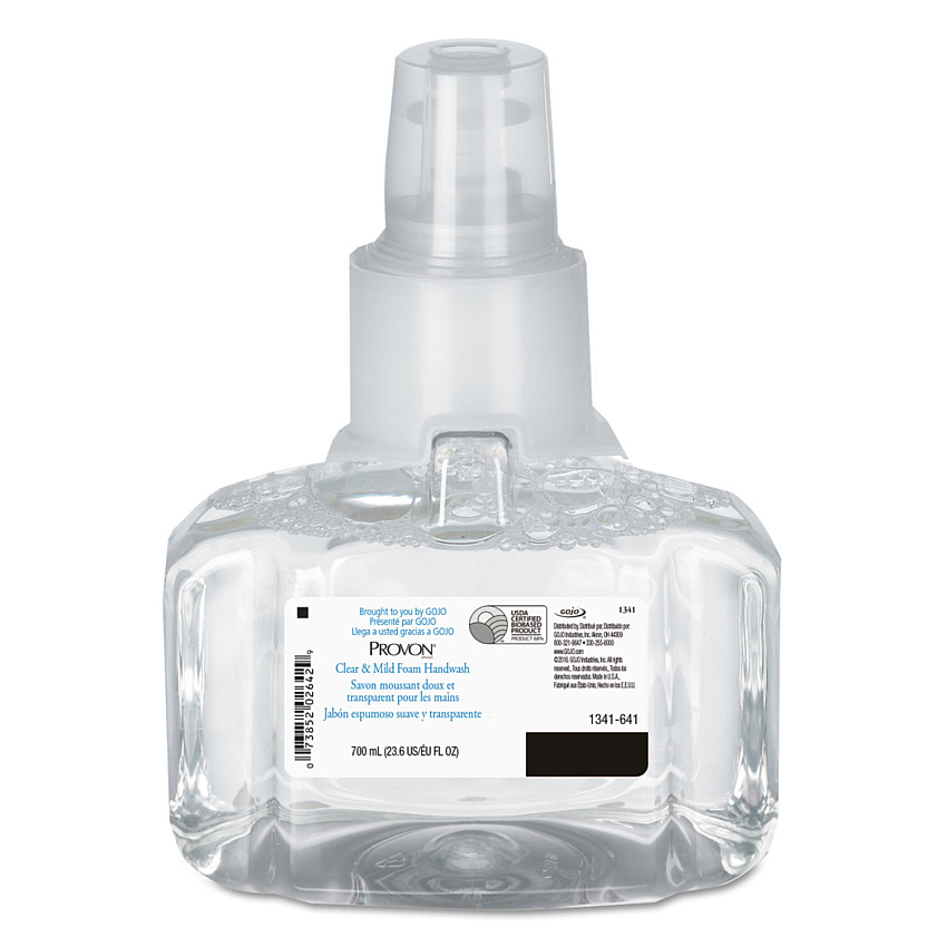 PROVON Clear and Mild Foam Hand Wash, Unscented, 700 mL Refill, 3/Carton (134103)