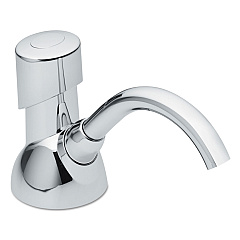 GOJO CX Counter Mount Foam Soap Dispenser, 1,500 mL/2,300 mL, 4.5 x 11.88 x 4.5, Chrome (850001)