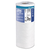 Tork Universal Perforated Kitchen Towel Roll, 2-Ply, 11 x 9, White, 84/Roll, 30 Rolls/Carton (HB1990A)