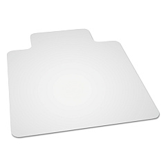 AbilityOne 7220016568321, SKILCRAFT Biobased Chair Mat for Hard Floors, 45 x 53, 25 x 12 Lip, Clear