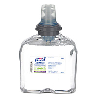 PURELL Green Certified TFX Refill Advanced Foam Hand Sanitizer, 1,200 mL, Fragrance-Free, 2/Carton (539102CT)