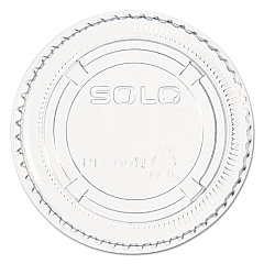 Dart Portion/Souffle Cup Lids, PET, Fits 1.5 oz to 2.5 oz Cups, Clear, 2,500/Carton (PL200N)