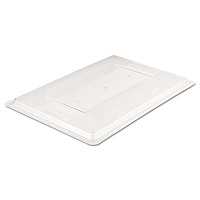 Rubbermaid Commercial Food/Tote Box Lids, 26w x 18d, Clear (3302CLE)