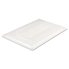 Rubbermaid Commercial Food/Tote Box Lids, 26w x 18d, Clear (3302CLE)