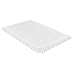 Rubbermaid Commercial Food/Tote Box Lids, 26w x 18d, White (3502WHI)